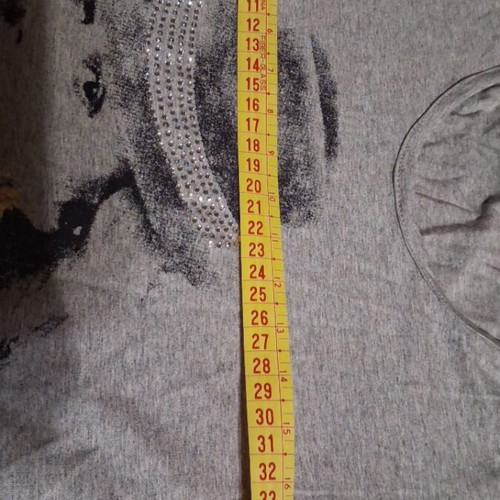 Girls' blouse-dress 7-9 years like new, grey