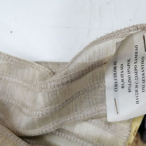 Fabric linen polyester new, 2 pieces 0.90x1.30m and 3 pieces 0.90x1.30m