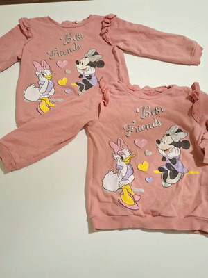 Disney Minnie Mouse & Daisy set of 2 sweaters used with gift leggings 3-4 years