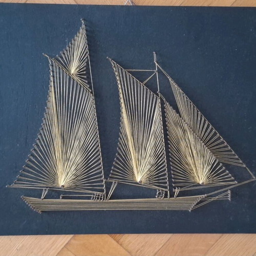 Two decorative frames with woven designs like new