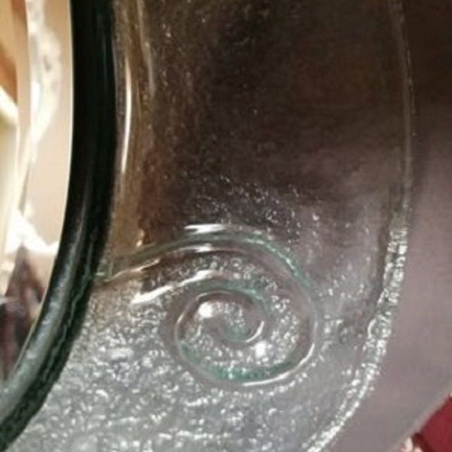 Mirror with sandblasting imported new, rare piece