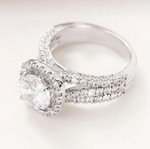 Δαχτυλίδι ασημί 925 με διαμάντι moissanite καινούργιο, νούμερο 55