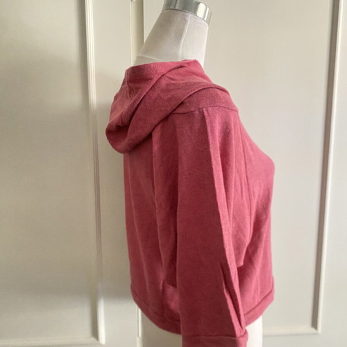 BSB Crop Hoodie Small Relaxed Fit Like New Pink Coral