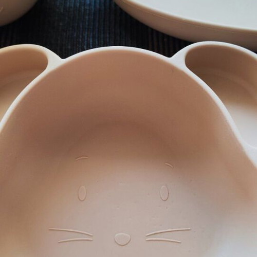 Zara Home Kids feeding set 5 pieces like new, silicone