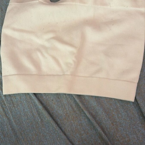 Crop top white used, sizes XS and S