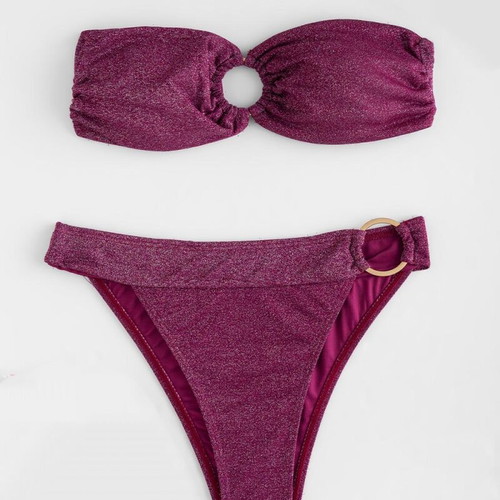 Strapless bikini and pareo swimsuit like new, size M