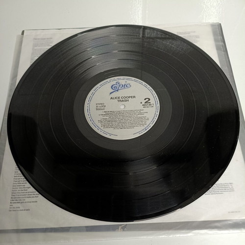 Alice Cooper Trash Vinyl LP like new, rock