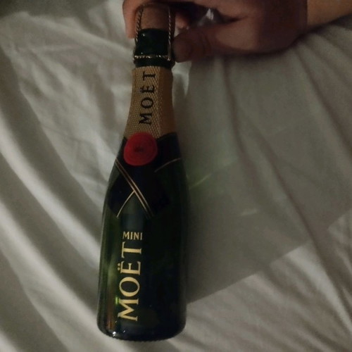 Mini Moet decorative bottle used