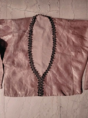 Traditional silk parts from urban costume used