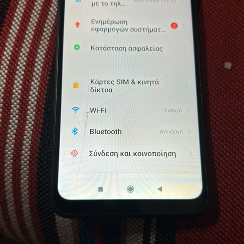 Xiaomi Redmi 9A για ανταλλακτικά μεταχειρισμένο χωρίς φορτιστή με ραγισμένο τατς