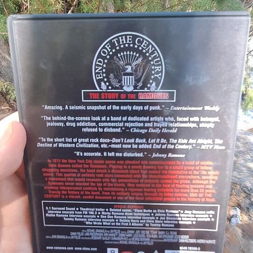Ramones DVD used, social documentary with subtitles