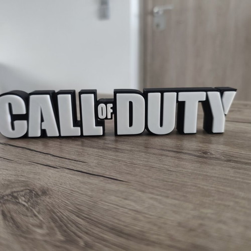Call of Duty 3D Decorative Logo new, plastic, 20x4x2 cm