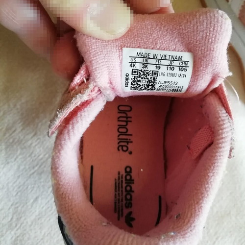 Adidas Suede Kids Shoes Size 19 Like New Pink Slip-On