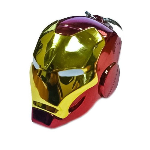 Semic Marvel Iron Man Helmet metal keychain new, 5 cm