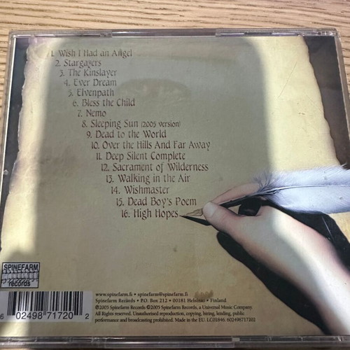 Nightwish Highest Hopes The Best of Nightwish CD used, metal