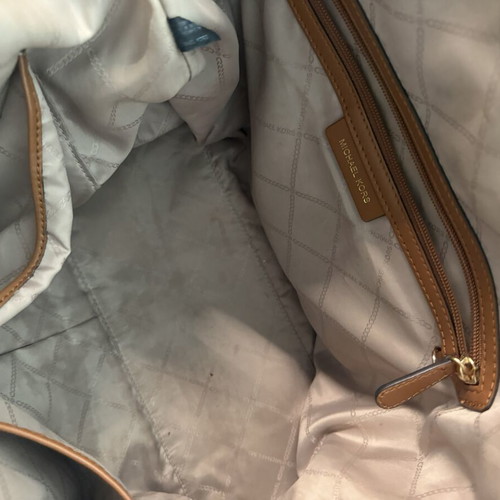 Michael Kors MK Signature Large Tote Travel Bag, brown