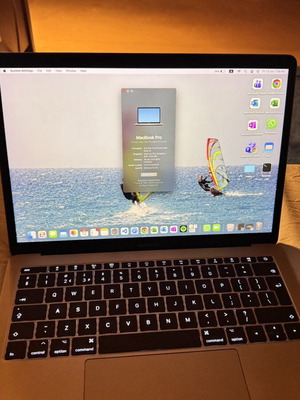 Apple MacBook Pro 2017 16GB RAM 256GB SSD like new