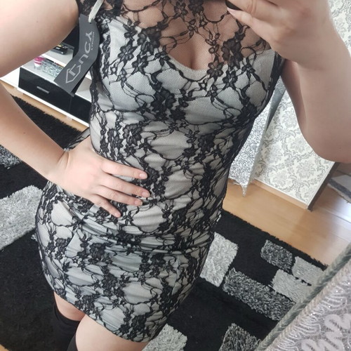 Lace Sexy Dress new with tag, size S/M