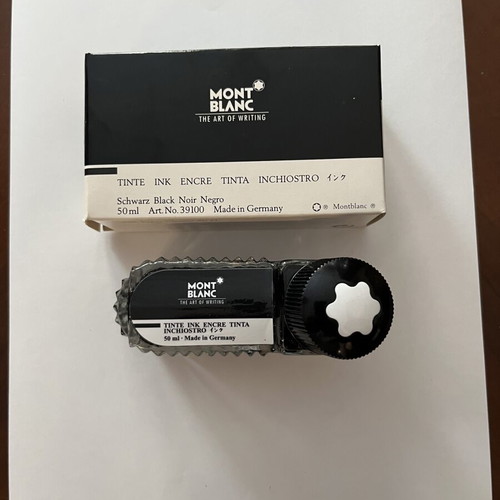 Montblanc black ink new
