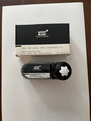 Montblanc black ink new