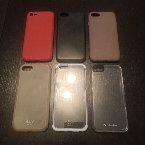 Iphone SE 2020 cases used, pack of 6 pieces