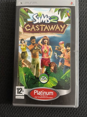 PSP The Sims 2 Castaway παιχνίδι σαν καινούργιο