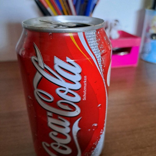 Coca-Cola empty can used 2005
