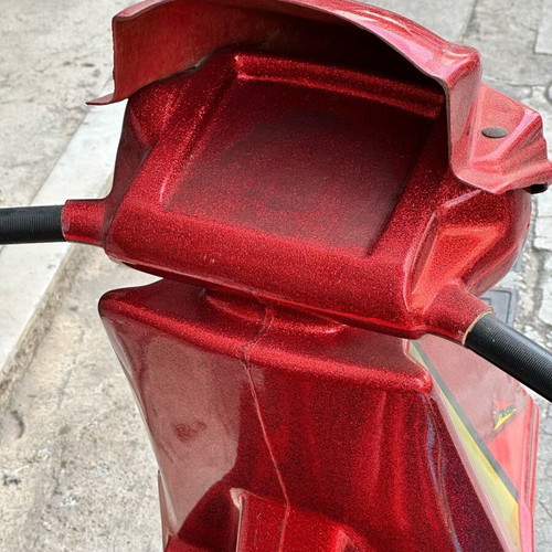 Coin-operated scooter used from the 90s, dimensions 74x106 cm