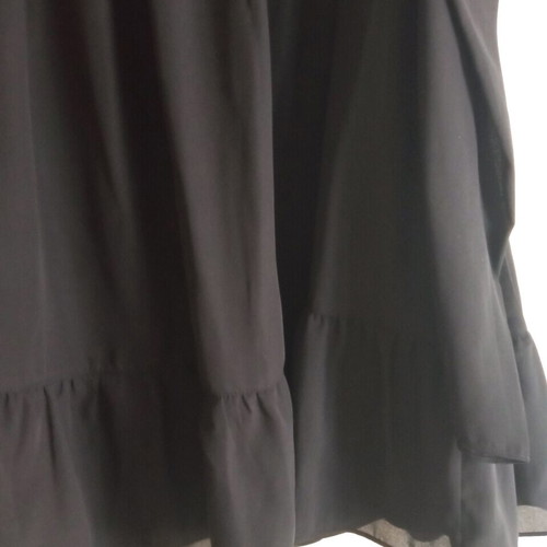 Black mini dress new with ballon sleeves and high neck