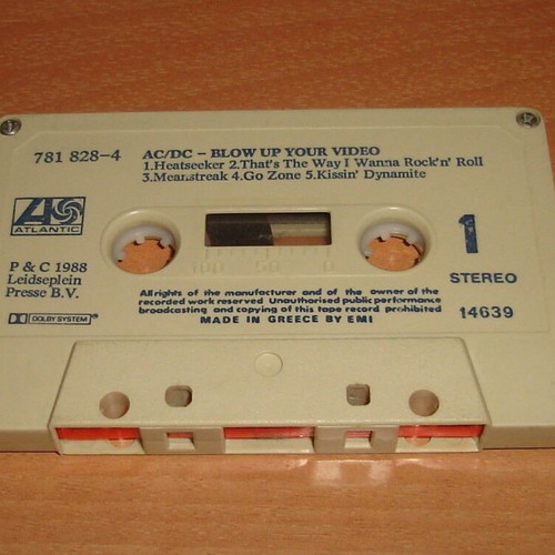 AC/DC Blow Up Your Video cassette used, rock