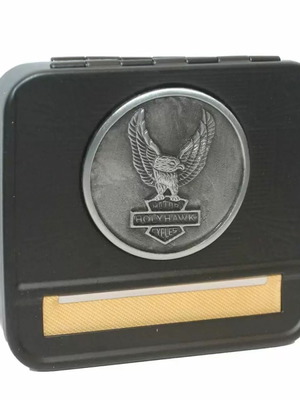 Grandpa's Black Rolling Tobacco Case with Embossed Design