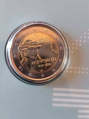 Collectible 2 euro coin San Marino 2016 Donatello new in blister