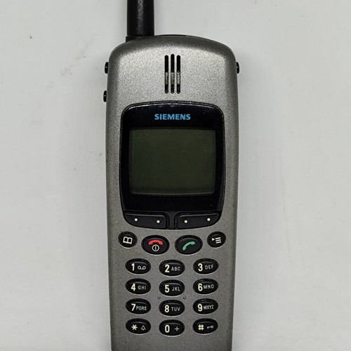 Siemens C25 vintage mobile phone used, with original charger, non-functional