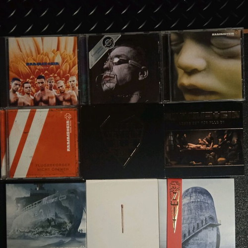 Rammstein CD discography like new, metal