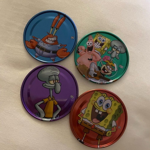 Metal caps SpongeBob used like new