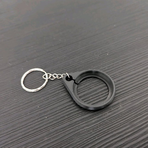 AirTag keychain made to order with ring in multiple colors