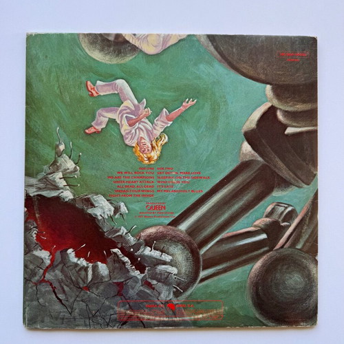 Queen News Of The World LP used, 1977 Greek first edition