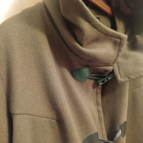 Shein Montgomery Coat with Hood New, Olive Color