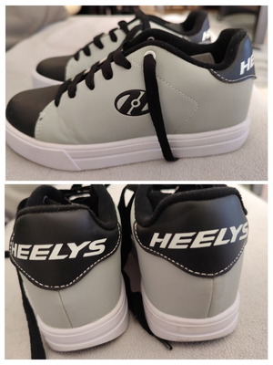 Heelys Παιδικά Sneakers Καινούργια Γκρι Νο 34 με Ροδάκια