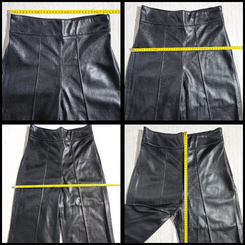 Zara pants made of quality faux leather new with tag, size XS/S