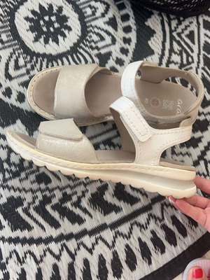Ara anatomical sandals like new, size 40, white and grey