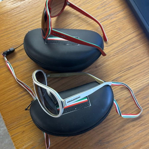 Dolce & Gabbana DG 4087 sunglasses new, white and red