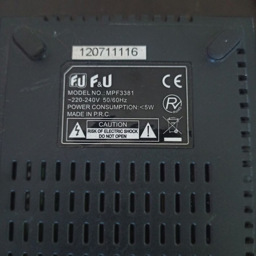 F&U MPF3381 MPEG4 decoder used with remote control