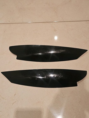 Golf 5 headlight eyebrows new with tape