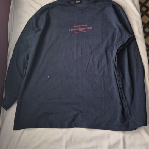 Double men's blouse 4XL used, electric blue