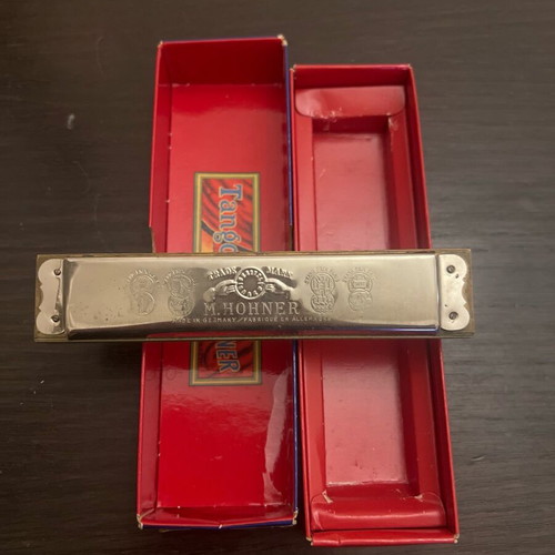 Hohner Tango harmonica used with original vintage box