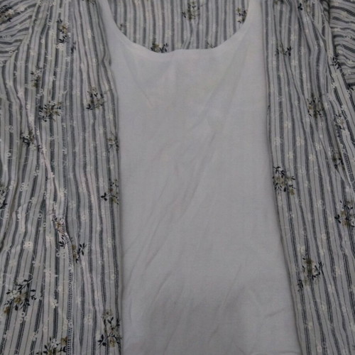 Women's shirt new with print and embroidery, size XL