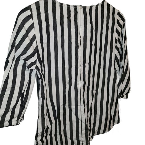 Armedangels shirt striped, 3/4 sleeve, Small, like new, black and white