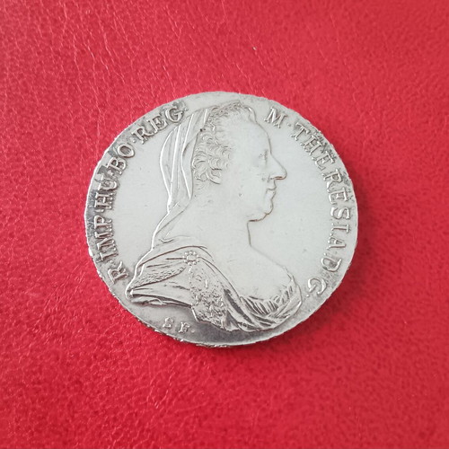 Silver coin Austria Thaler 1780 restrike like new, 22.05g