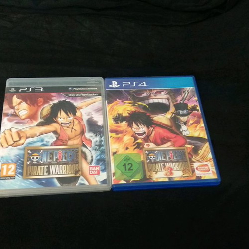 One Piece Pirate Warriors 1 & 3 like new for Sony
